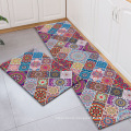 Bohemian bathroom door mat